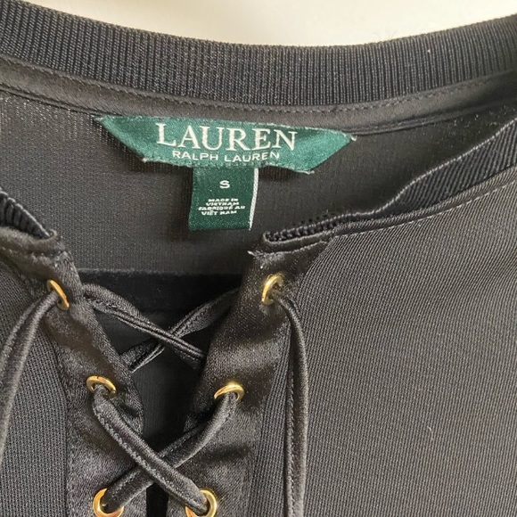 Lauren Ralph Lauren Lace-Up Top - Picture 3 of 6
